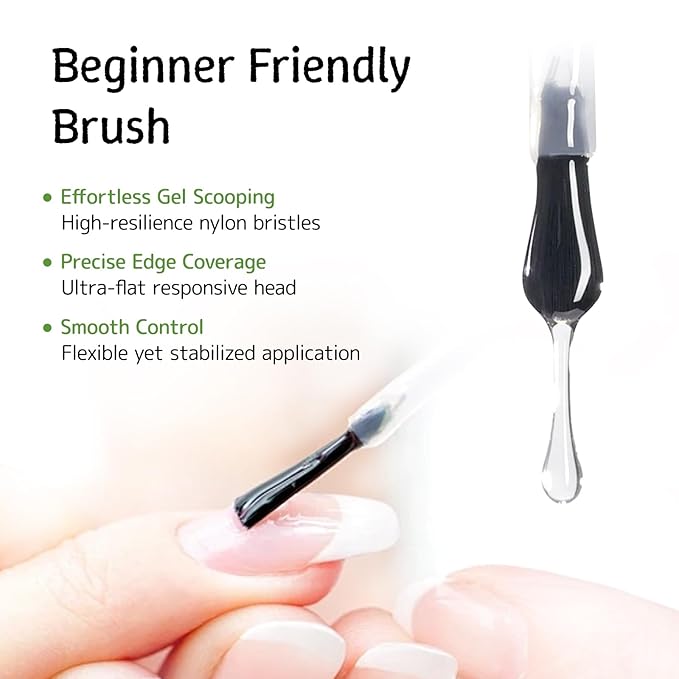 Base Coat Gel Polish Set for Nails, 2 Pack Clear Crystal Strengthen Apex Building Enhance Reinforce, Long Lasting 28+ Days, Safe Formula Protect Uneven Thin Damaged Weak Nail（U V Lamp Cured）