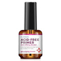 Acid Free Nail Primer: 15ml No Lift Bond Nails Prep Primer for Acrylic/Gel Polish Professional Nail Supplies Set