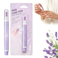 2 Packs 2-in-1 Cuticle Oil Pusher Pen, 2026 New Ceramic Cuticle Pusher & Oil Pen, Nail Care Pen for Hangnails, Dry & Damaged Nails, Moisturize Strengthen Brighten Nails Care (Purple)