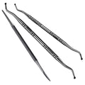 Teenitor Upgraded Pedicure Tools for Feet, Ingrown Toenail File and Lifters, Professional Ingrown Toenail Tool Ingrown Toenail Removal Kit, Black
