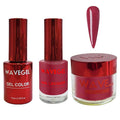 WAVEGEL Soak-Off Gel, Nail Lacquer & Acrylic/Dip Powder Matching Set - Queen Collection - #062 Privy Purse