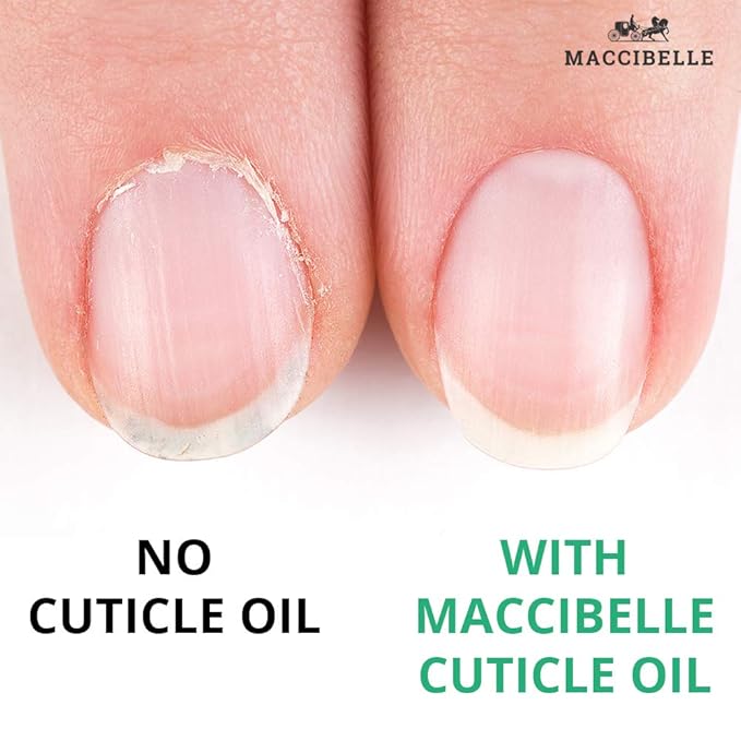 Maccibelle Pomegranate Pure Cuticle & Nail Oil Pen 2ml Heals Dry Cracked Cuticles.
