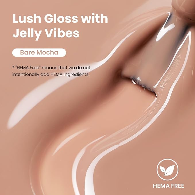 Beetles Stay Shining Nude Gel Nail Polish - 15ml Neutral Nude Brown Base Color Nail Concealer Mocha Sheer Translucent Effect Soak Off UV LED French Nail Art Manicure Gift for Women