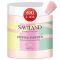 SAVILAND Nude Dip Powder - 2.1 oz Dip Powder for Natural French Nail Art, Strengthens Nails, Easy for Beginners, No Lamp Needed