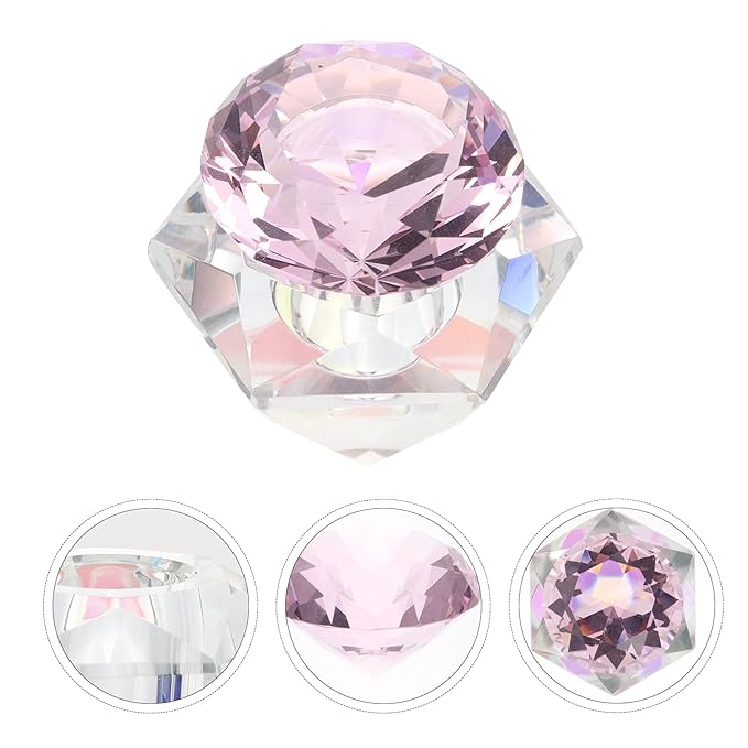 1pc Nail Art Crystal Cup Manicure Supplies Mixing Cups Nail Acrylic Powder Bowl Manicure Nail Art Bowl Nail Crystal Container Nail Liquid Bowl Manicure Powder Bowl