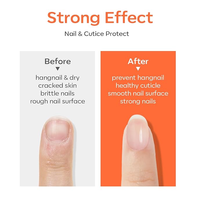 modelones Nail Strengthener Cuticle Oil for Nails Growth Oil Nail Oil for Growth and Strength Repairs Cuticle & Promote Nail Care Moisturize Dry Skin 15ml
