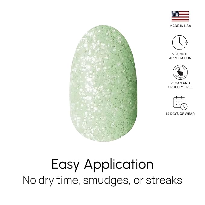 Color Street Pistachio Gelato Glitter Nail Strips