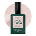 Manucurist Green Flash Gel Polish - Gloss (Iridescent White) - UV & LED Gel Nail Polish - 12-Free, Bio-Sourced (84%) - Professional Manicure - 15 ml