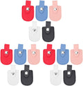minkissy 15pcs Cuticle Nipper Protective Cover Pu Nail Clippers for Nail Salon Use Manicure Nipper Cases Mixed Colors