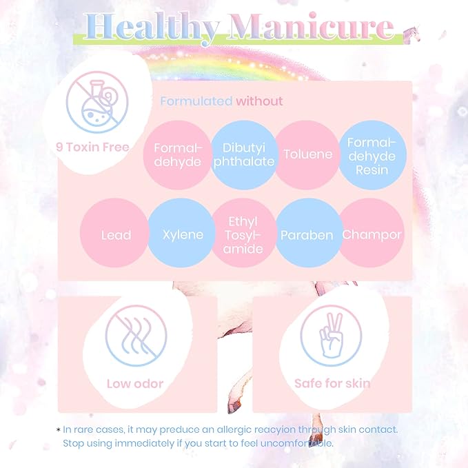 Beetles Pastel Gel Polish Set - 6 Colors Pink Yellow Blue Easter Gel Polish Pastel Soak Off Uv Nail Lamp Gifts for Women Manicure Kit