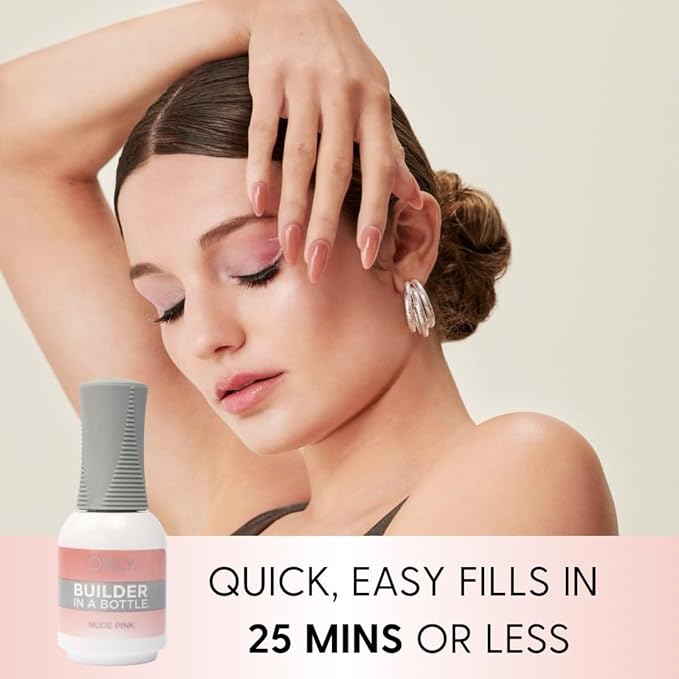 Orly GELFX Builder in a Bottle Colors | Self leveling all-in-one formula for nail extensions (Nude Pink)