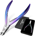 Cuticle Trimmer 3/4 Jaw Extremely Sharp Cuticle Nippers Scissors Stainless Steel Clippers Cutter Remover Pedicure Manicure Nail Tool, cuticle pusher, nail cuticle trimmer professional cuticle cutter