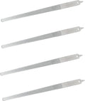 4PC 8 Diamond Dust Nail File - Stainless Steel Nail Dresser Nail Buffering Files - 9 Inch
