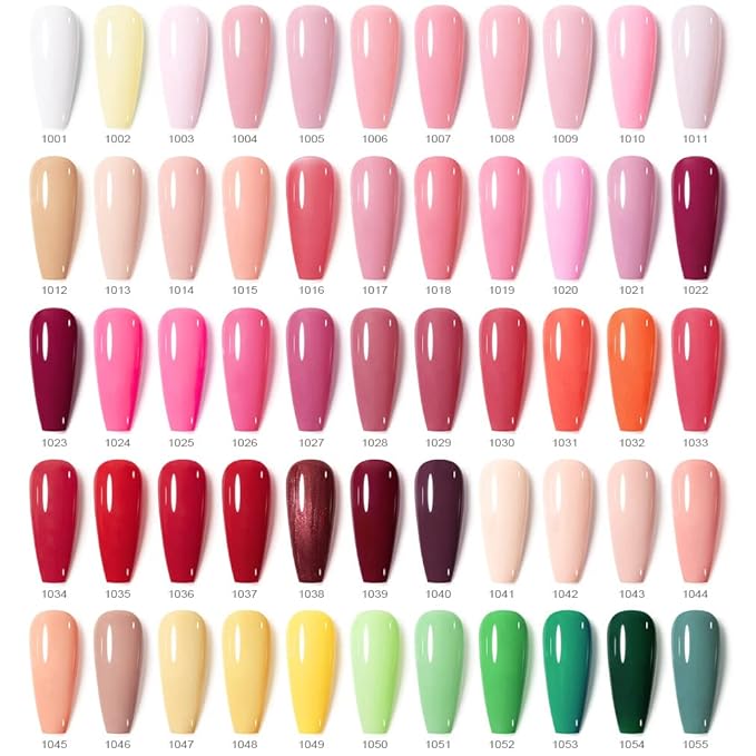VENALISA 120 Pcs 12ML Gel Nail Polish Set with Base and Top Coat, Gel Polish Kit White Black Pink Blue Colors Soak Off UV LED Nail Gel Polish Sets Nail Art Starter Manicure Salon