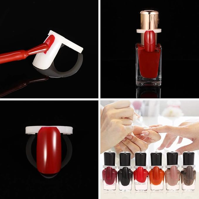 200 PCS Nail Display Ring, DIY Nail Display Ring Nail Art Color Chart Tool Manicure Art Practice Tool for Beginners & Manicure Store