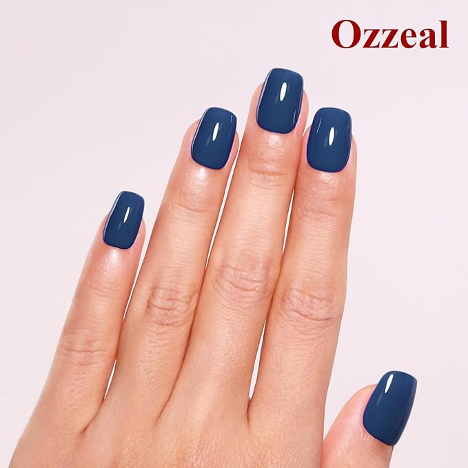 Gel Polish, 0.5 Fl Oz Blue Borealis Gel Nail Polish Autumn Winter Soak Off LED UV Gel Nail Polish Starter Manicure Salon DIY Nail Gel Polish