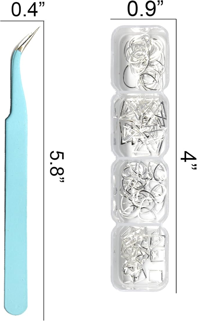 PrettyClaw Nail Art Set 28 Styles Nail Charms (1000+ Pieces) (Set #4)