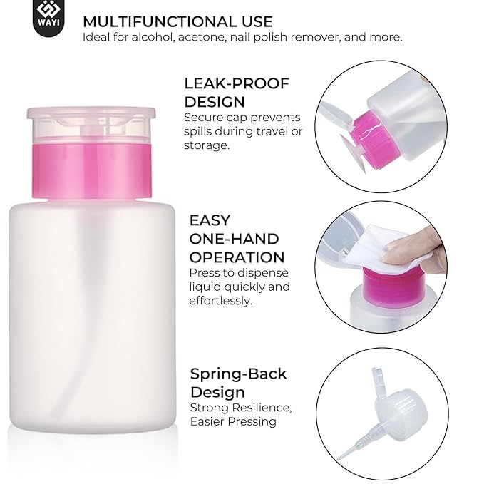WAYI Acrylic Nail Kit with 4 Powders – 10g Each (Pink, White, Nude, Clear), 100PCS Tips, Glitter, Rhinestones, Practice Finger, Nail Tools Set for DIY & Beginners