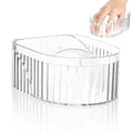 Nail Soaking Bowl: Acrylic Manicure Tray for Softening Cuticles & Removing, Stylish Design for Home Salon Use for Home Nail Salon Supplies Polishing Remover Treatment
