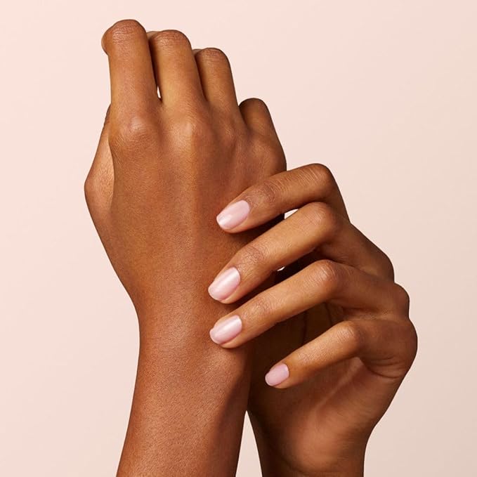 Manucurist Green Flash LED Sheer Pale Pink Hortencia Gel Nail Polish - Vegan, 12-Free, Plant-Based - Strengthens and Protects the Nail - Gel Polish - Made in France - 0.5 fl oz