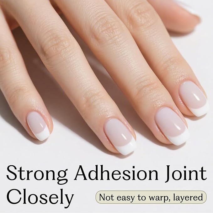 15ML Gel Nail Polish Pure Sheer Same Color Same Bottle Soak Off Gel Polish Art Manicure Salon DIY at Home for Women (Milky White) 1PCS