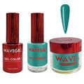 WAVEGEL Soak-Off Gel, Nail Lacquer & Acrylic/Dip Powder Matching Set - Queen Collection - #110 Aristocracy