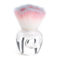 BQAN Nail Dust Brush Nail Art Dust Powder Remover Brush Nail Arts Dust Cleaner Brush Soft Kabuki Cleaner Brush for Makeup or Acrylic UV Gel Nail Arts (Pink-blue)