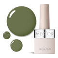 MEGIOR Matcha Green Gel Nail Polish 0.5 Fl Oz Green Long Lasting Soak Off UV LED Lamp Light Curing TPO Free Gel Polish Kit for Salon and Nail Art Starter Manicure DIY at Home