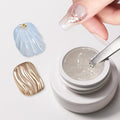 Solid 3d Nail Sculpting Gel For Nail Art, 3d Nail Art Gel Multifunctional 3d Molding For Nails Salon Home DIY (Transparent)