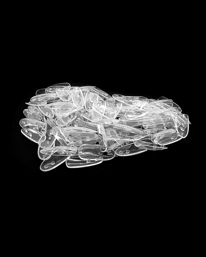 Clear Replacement Nail Tips for C9 C10 Nail Color Display Swatch Book (Transparent)