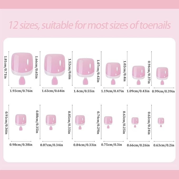 120Pcs French Tip Press on Nails Short Square Fake Nails Chrome Mirror Acrylic Nails Glossy Nature Artificial False Nails Nude Glue on Nails for Women Girls Manicure Nails Decoration