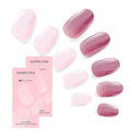 Dashing Diva Glaze Nail Strip Duo - Glazed Collection - Strawberry Glaze & Sangria Glaze - Long Lasting, Chip Resistant, Semi-Cured Gel Nail Strips - Contains 2 Colors