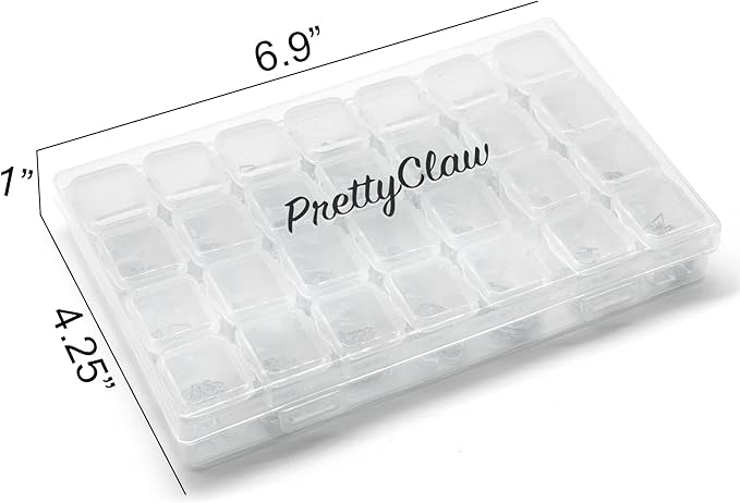 PrettyClaw Nail Art Set 28 Styles Nail Charms (1000+ Pieces) (Set #4)