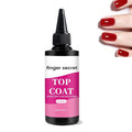 120ml/4floz Top Coat for Gel Nail Polish,Quick Dry Clear Nail Polish,Nail Supplies for DIY in Salon or Home Use.