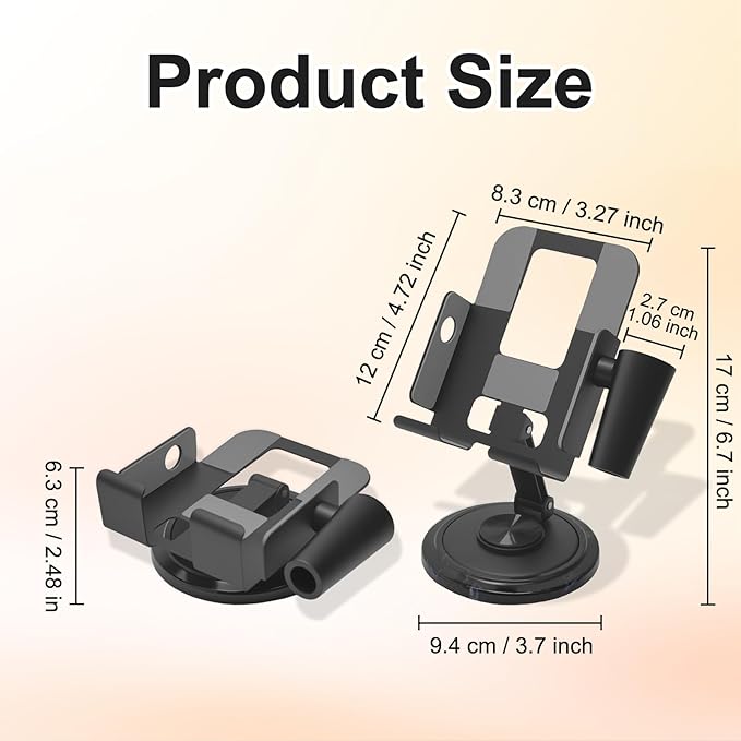 Diesisa Nail Drill Machine Holder - Nail Drill Holder Stand - 360° Rotatable - with Pen Holder - Portable Nail Desk Organizer - Professional Manicure Tool Organizer for Nail Techs Salon & Home Use