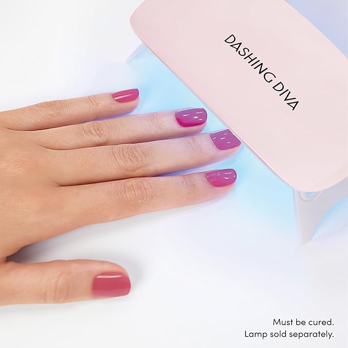 Dashing Diva Glaze Effects Nail Strip Set - Pearly Whites - Long Lasting, Chip Resistant, Semi-Cured Gel Nails - 4-Piece Manicure Set with 32 Strips