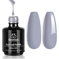 Beetles Grey Gel Nail Polish, 15ml Spring Grey Blue Gel Polish Soak Off UV LED Nail Lamp Nail Art Manicure Salon DIY Home 0.5Oz Nail Polish for Women