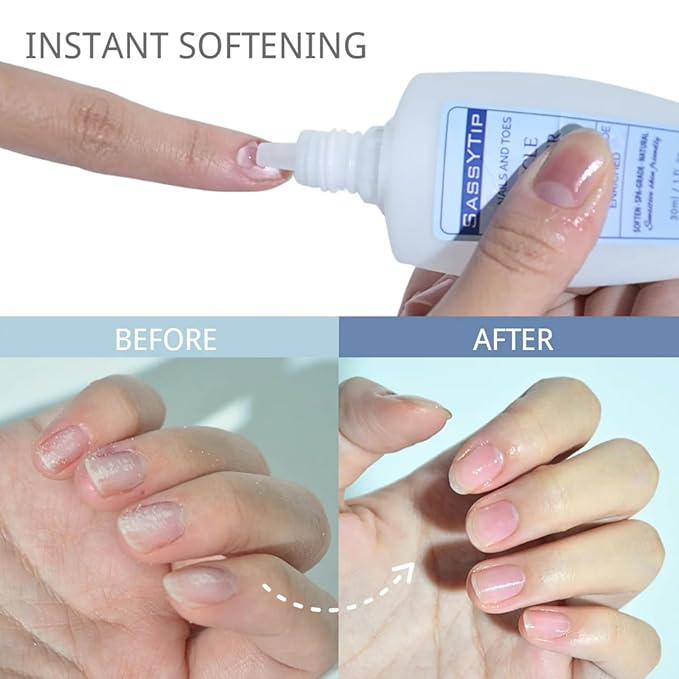 Cuticle Remover Gel - Cuticle Removal & Deep Hydration, Ideal for Prepping Press-Ons, Gel Nails & Dry Cuticles, Trusted by Manicurists & Nail Artists, 1 fl oz Cucumber Fresh (Clear)