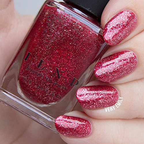 ILNP Cherry Luxe - Rich Red Holographic Nail Polish