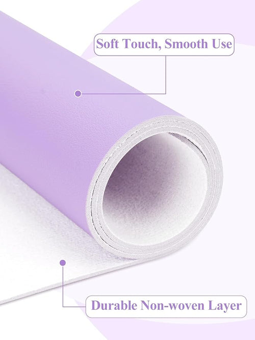 (MAT ONLY) Nail Art Table Mat, Foldable Nail Art Hand Rest Pad for Nail Arm Rest Cushion, Soft Microfiber Leather Nail Mat, Manicure Pad Nail Table Pad Desk Mat for Nail Technician Salon Home (Purple)