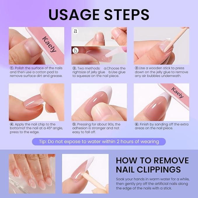 evpct White Blue 3D Shimmery Press on Nails Short Almond with Silver Line Heart Design, Cat Eye Pearl Stick on Nail for Women Gift, Reusable Full Cover Soft Gel Press on Fake Nail with 3D Design