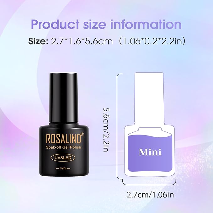 ROSALIND Cat Eye Gel Nail Polish with Magnet, 8 Colors Chameleon Magnetic Gel Polish Soak Off UV Double Magic Cateye Colors Nail Polish Set for Home Salon Manicure