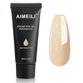 AIMEILI Poly Nail Gel Builder - DIY Nail Enhancement & Art Design Kit - Free of Hema for Women - 052