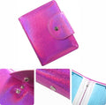 Yigo 20 Slots Image Stamper Plate Collection Laser Color Nail Art Stamp Plate Stamping Plates Cases Stamp Nail Template Organzier for 9.5X14.5CM Size Nail Art Plates (B-Rose Red)