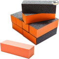 Karlash Nail Buffer Sanding Block Polisher Buffing File Nail Art Manicure Pedicure File 80/80 (Orange)