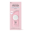 Dashing Diva One Gel Color Starter Kit - Daikon - 3-in-1 Base Coat, White Nail Color & Top Coat - 8-Piece Manicure Set with LED Gel Nail Lamp