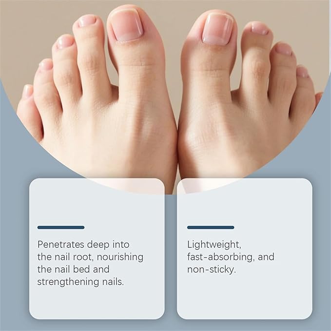 Nail Care Pro - Nail Strengthening Repair Serum contains sweet almond oil, tea tree oil, jojoba oil.It's suitable for thin and damaged nails. (1pc)