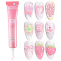 Beetles Pink 3D Nail Sculpting Gel for 3D Gel Nail Art, 15ml Professional Pink Sculpt Gel Easy One-Step Shaping No Wipe U V/LED Cure for DIY Salon Gifts for Women
