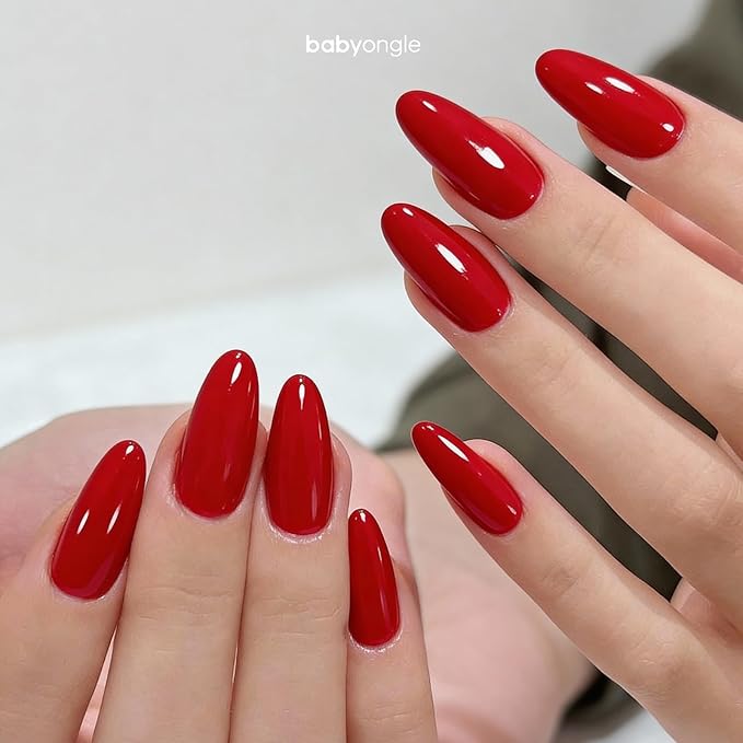Red Nail Polish, 14 ML Quick Dry Vibrant Red Nail Polish for Nail Art DIY Manicure at Home, Chip Resistant Nail Lacquer for Nail Art Varnish, Long Lasting, BOG105