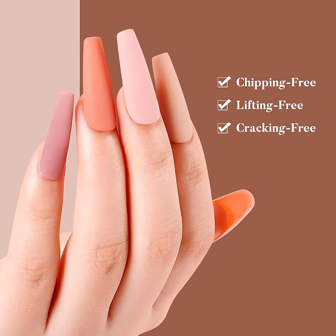 AIMEILI Soak Off U V LED Hema Free Fall Gel Nail Polish Set for Halloween Nail Art Gifts, Cruelty Free, Vegan, Wine Brown Neutral Gel Nail Polish Set Of 12pcs - Kit Set 4
